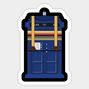 13th Doctor Tardis Sticker